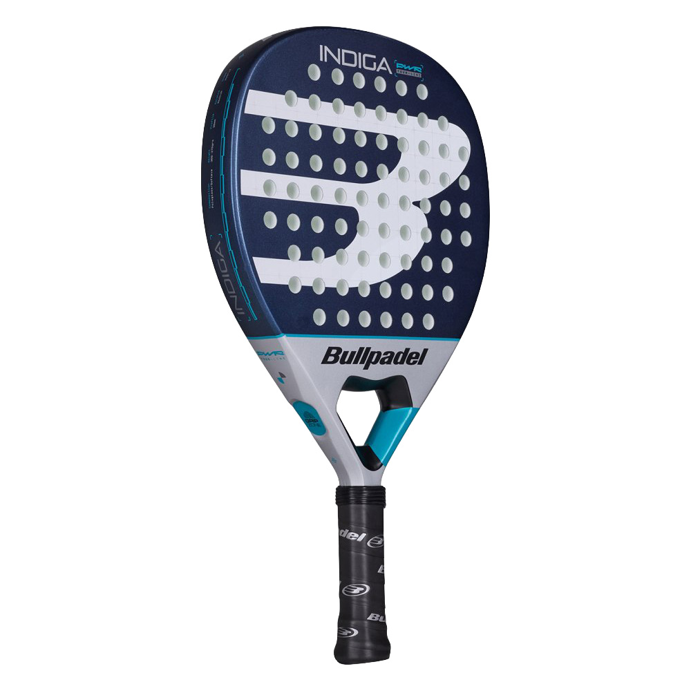 Ракетка для падела, начинающих, стекловолокно Bullpadel Indiga Power 26 494416 темносине-серый