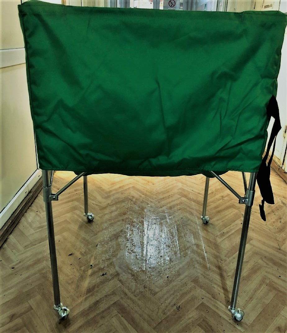 Корзина (тележка) для мячей на колесиках складная Ellada М419