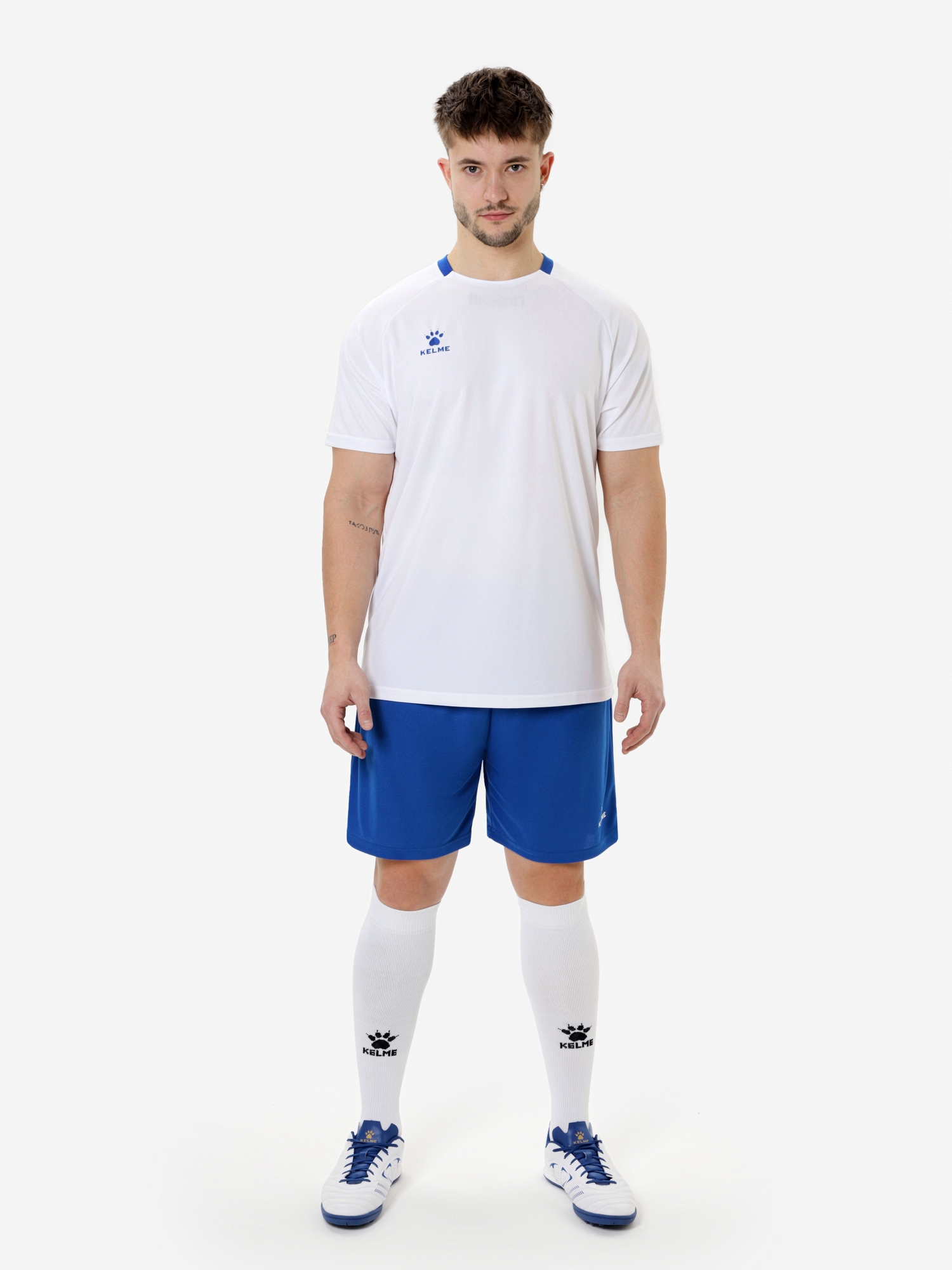 Футбольная форма Kelme Football Uniform Set 8451ZB1245-100 White\Blue