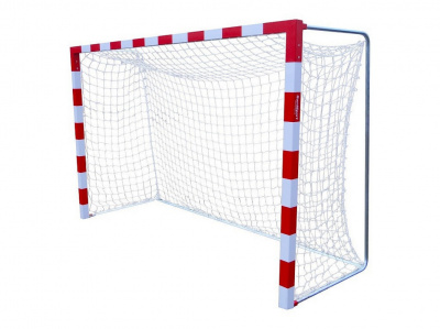 Сетка гандбол/мини-футбол Zavodsporta d2,5 мм яч.100x100, размер 200x300x100 см, ПА белый (пара)