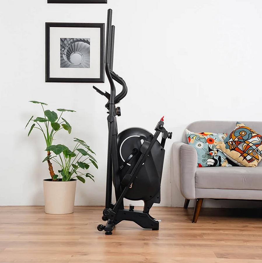 Складной эллиптический тренажер GENAU SpaceCompact Trainer M Black