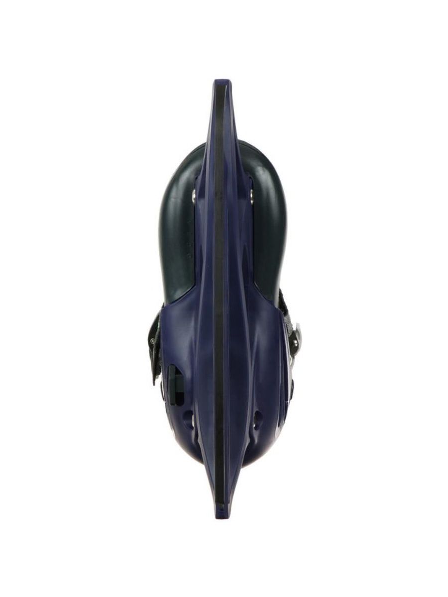 Коньки раздвижные Black Aqua AS-408 темно-синий\зеленый