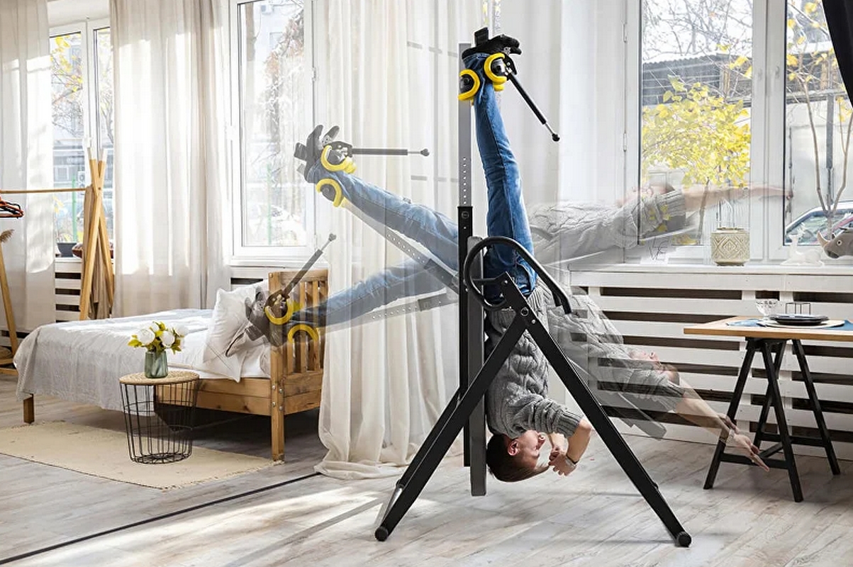 Инверсионный стол GENAU Fitspine EA-350 DARK BLACK