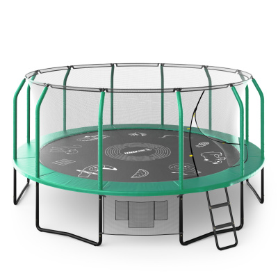 Батут Unix Line Supreme Game 16FT 488 см (green)