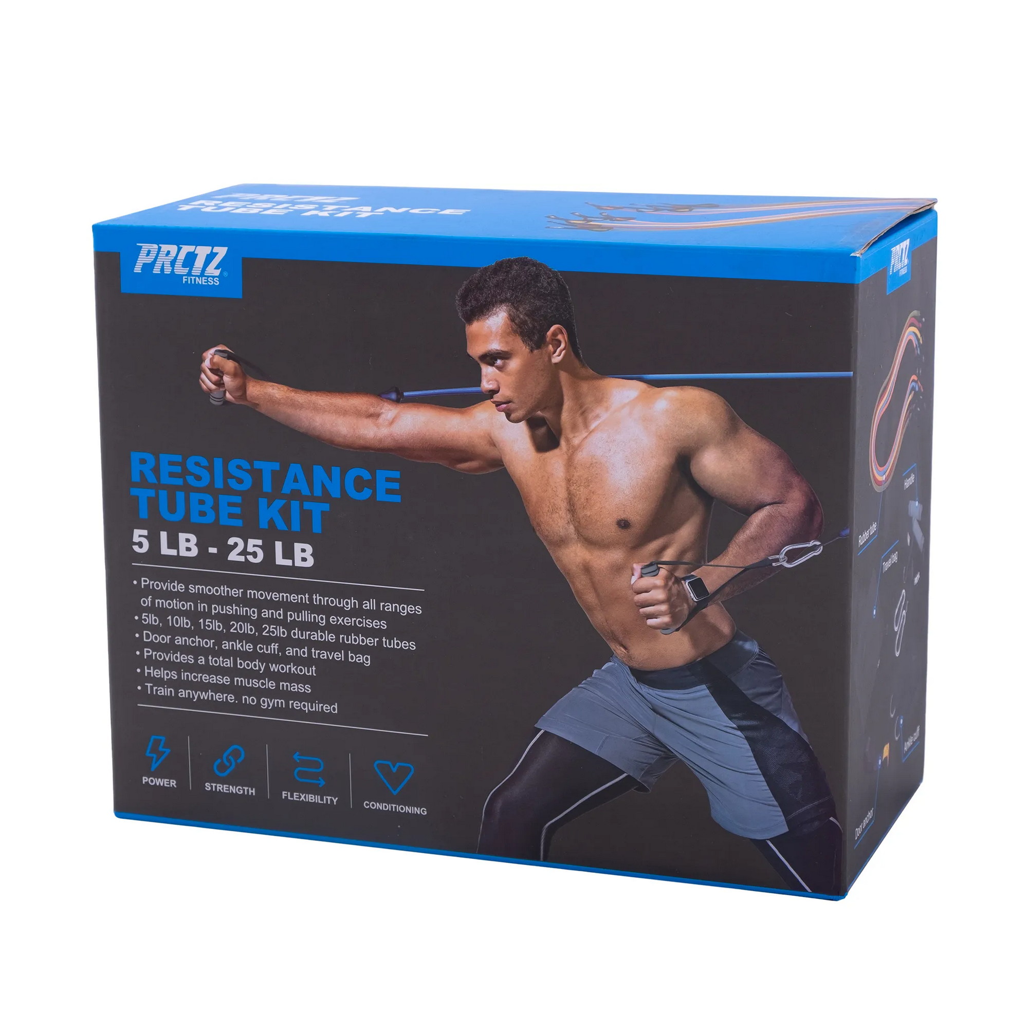 Набор трубчатых эспандеров PRCTZ RESISTANCE TUBE KIT PF3390