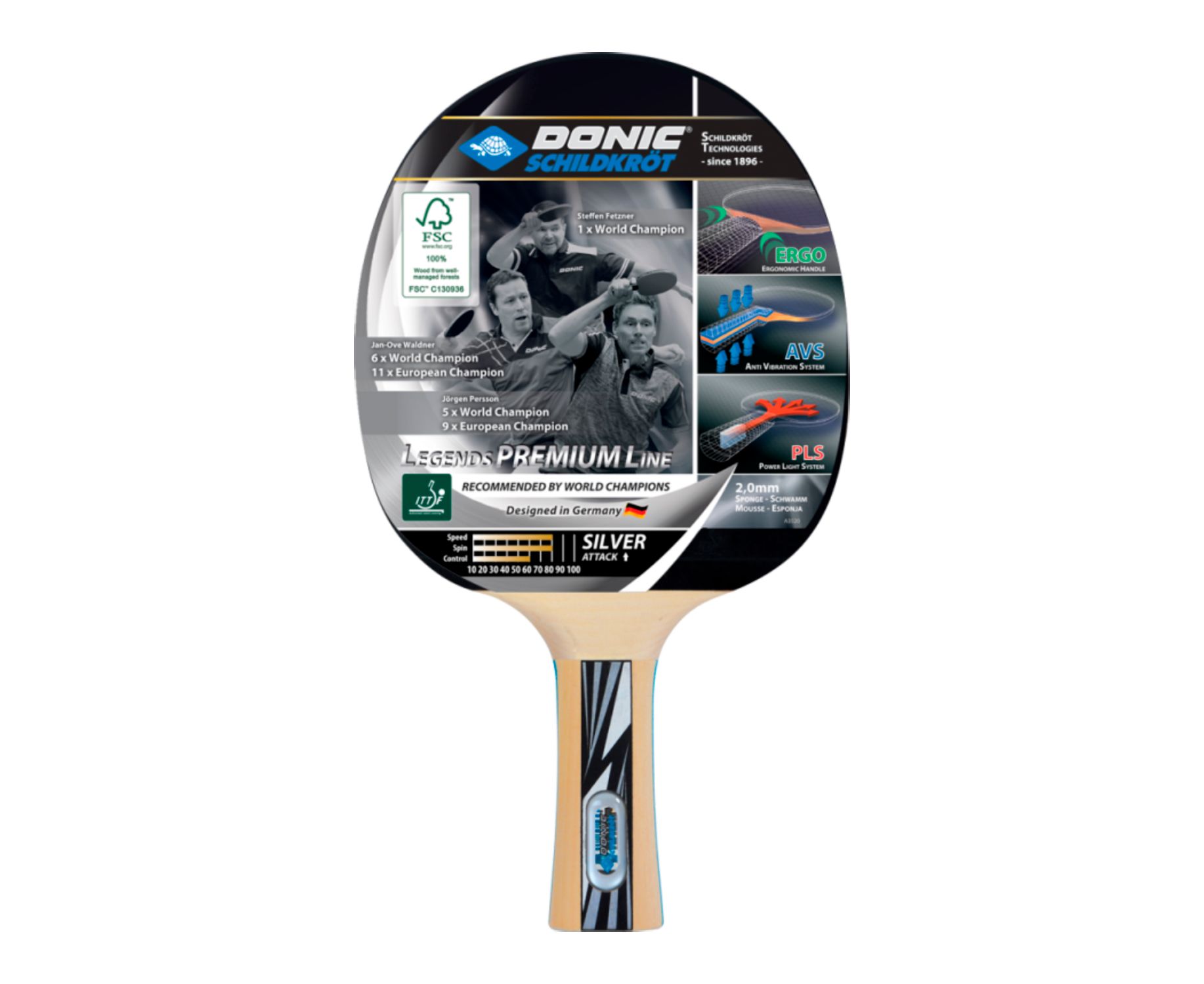Ракетка Donic Legends SILVER 754430