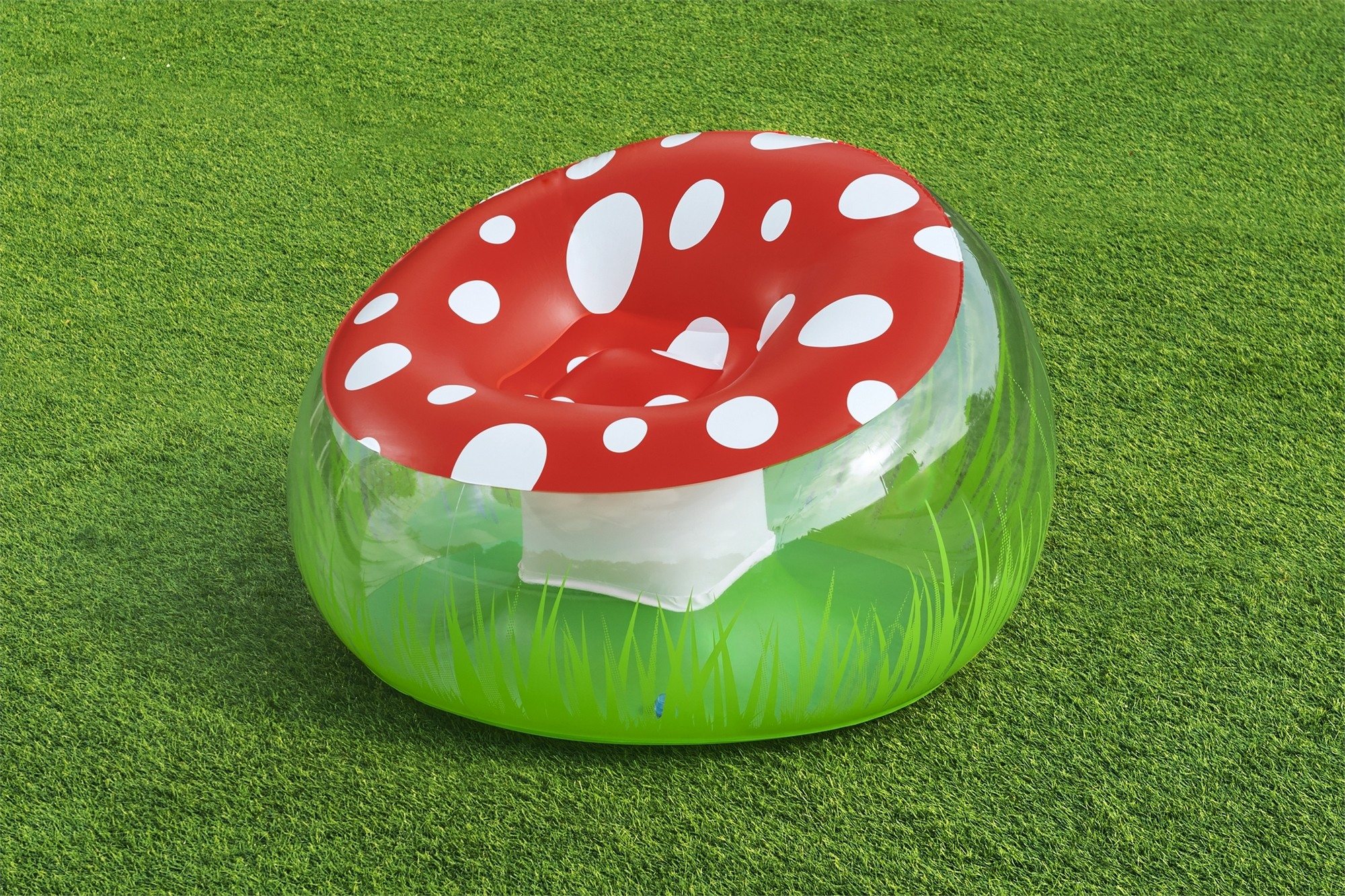 Надувное кресло Mighty Mushroom 112x112x66см до 75 кг от 6 лет Bestway 75123