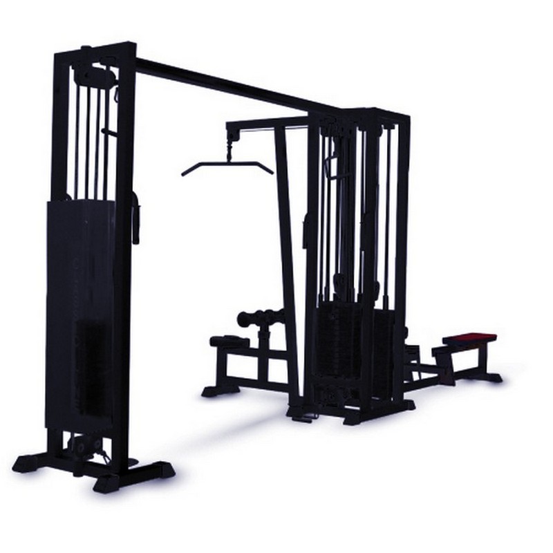 Мультистанция 3-х позиционная с перекрестной тягой MB Barbell MB 3.03