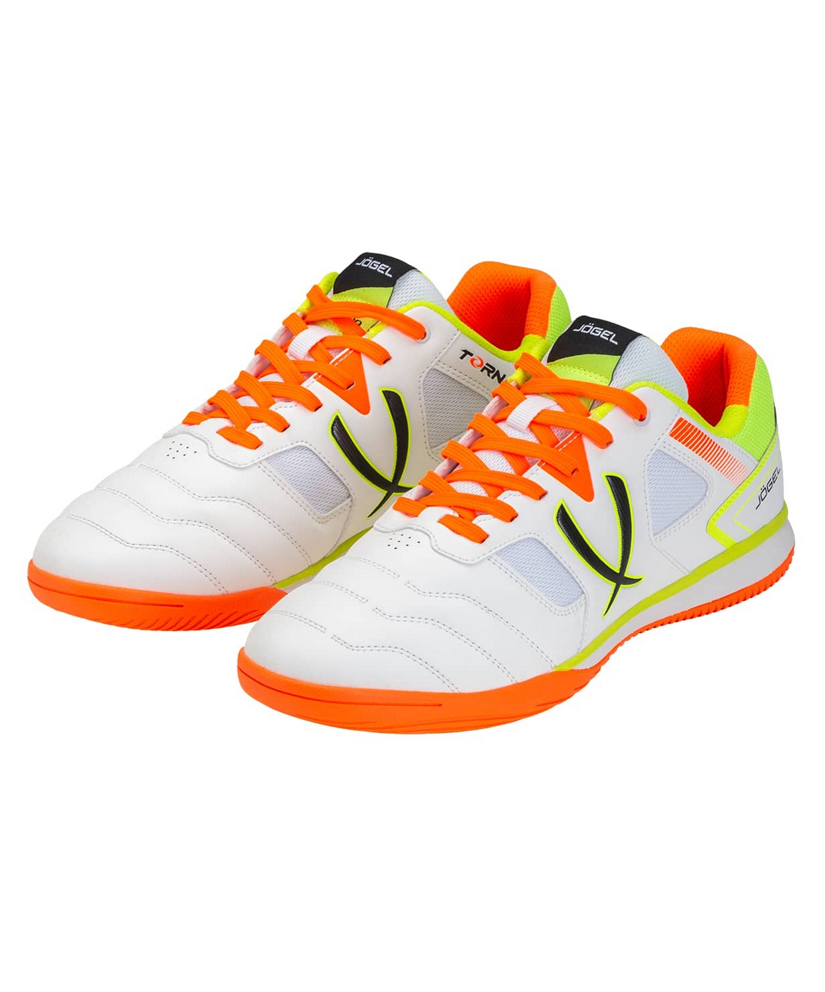 Бутсы зальные Jogel Tornado 2.0 White\orange