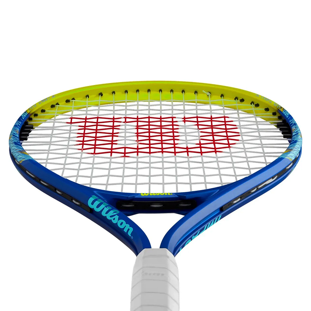 Ракетка для большого тенниса,для любитерей, алюминий, со струнами Wilson Impact Gr3 WR198910U3 сине-салатовый
