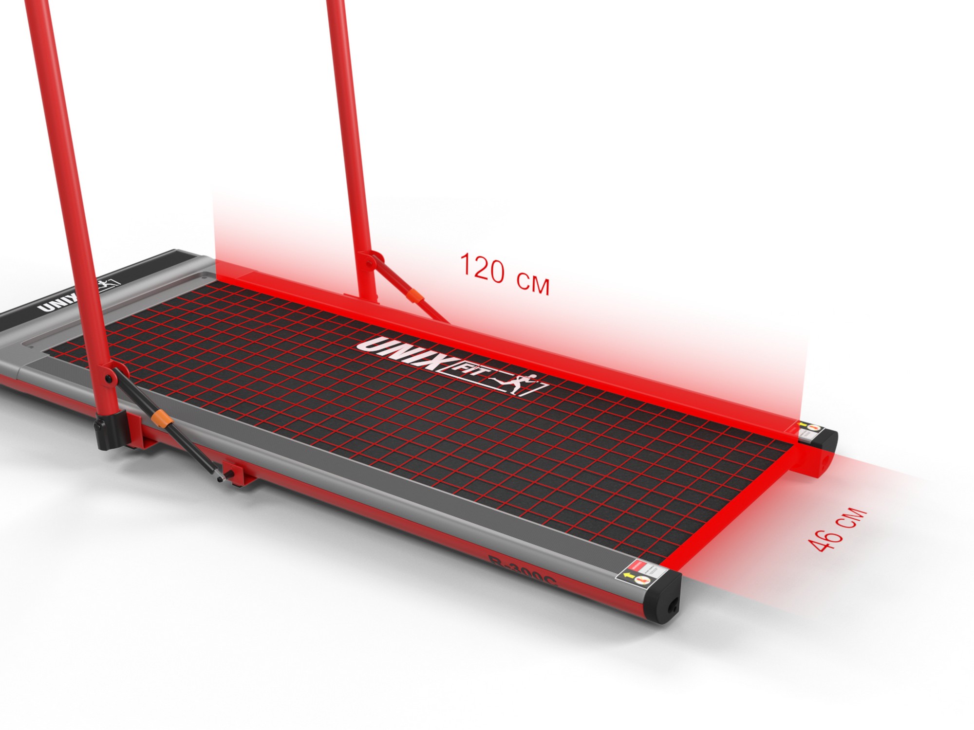 Беговая дорожка UnixFitt R-300C TDR300CR Red