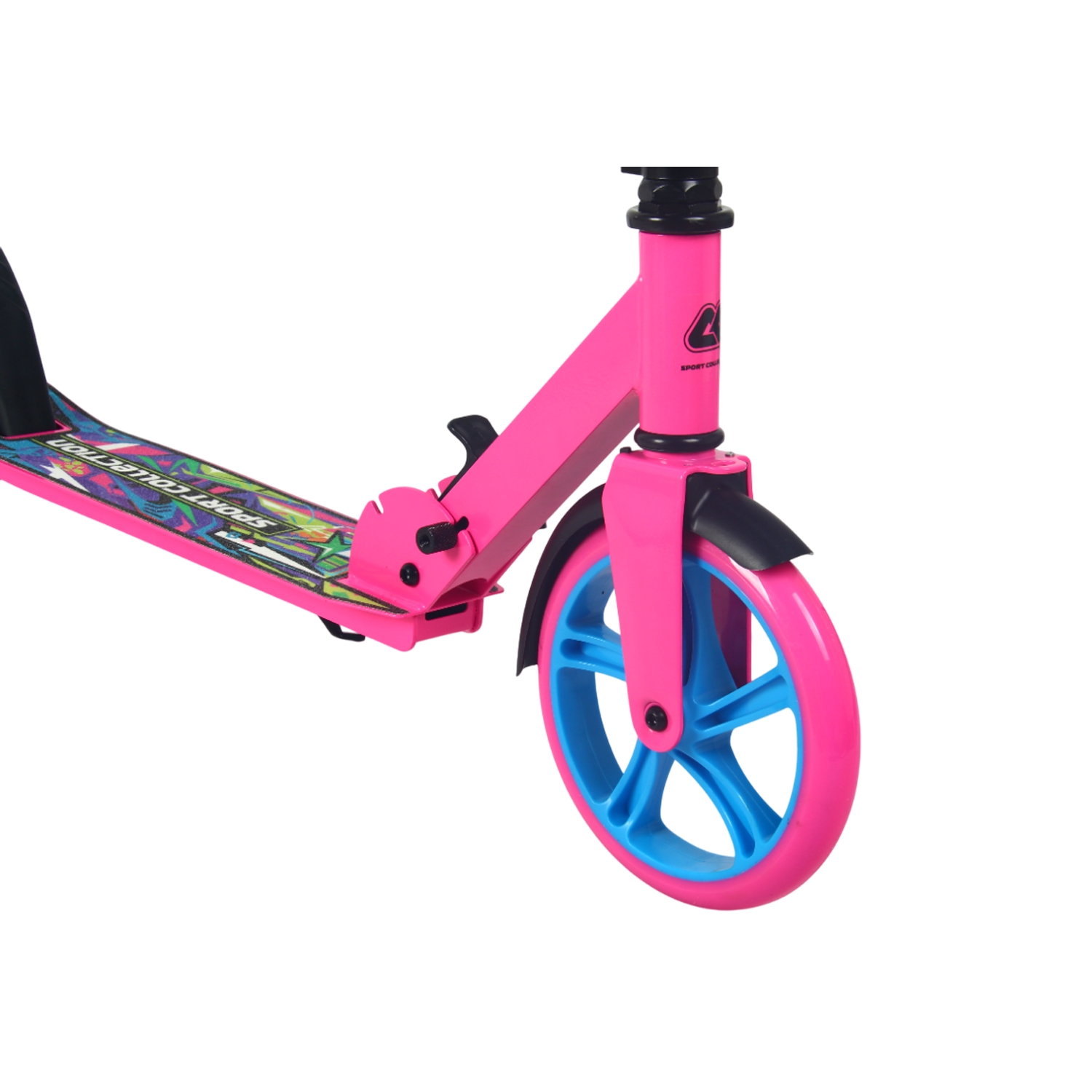 Самокат 200мм Sport Collection CK-SA200-3 pink (фонарь и наклейка в подарок)
