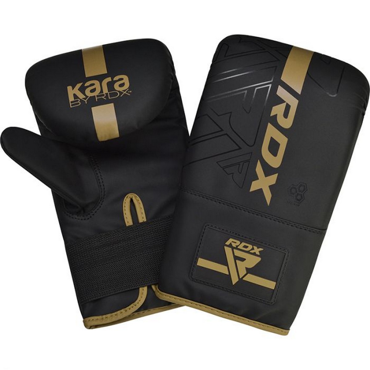 Перчатки снарядные RDX F6 BMR-F6MGL черный\золотой матовый