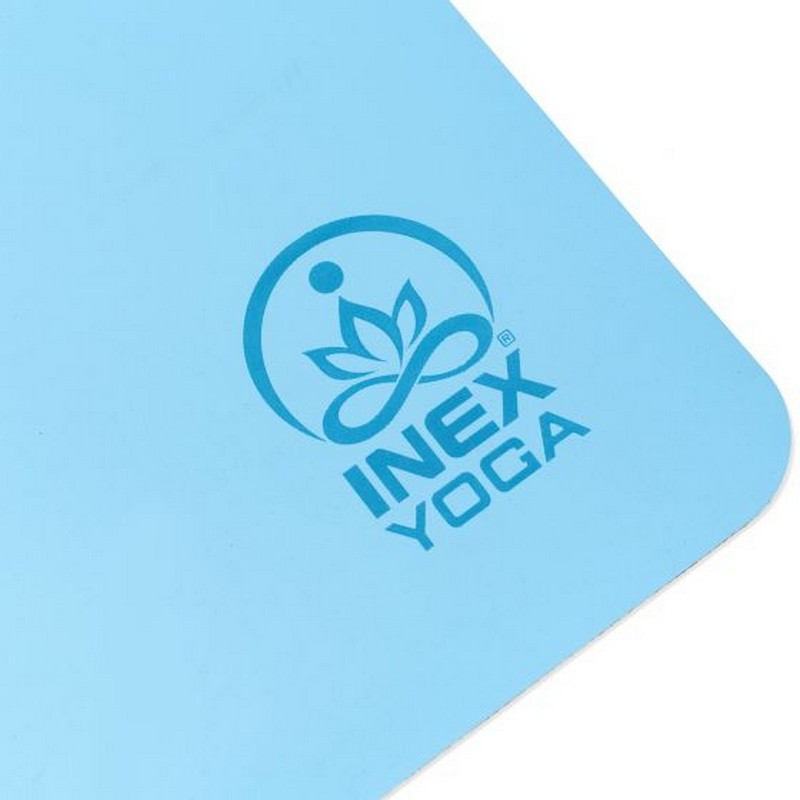 Коврик для йоги 185x68x0,4см Inex Yoga PU Mat полиуретан HG\PUMAT-BL\18-68-04 синий