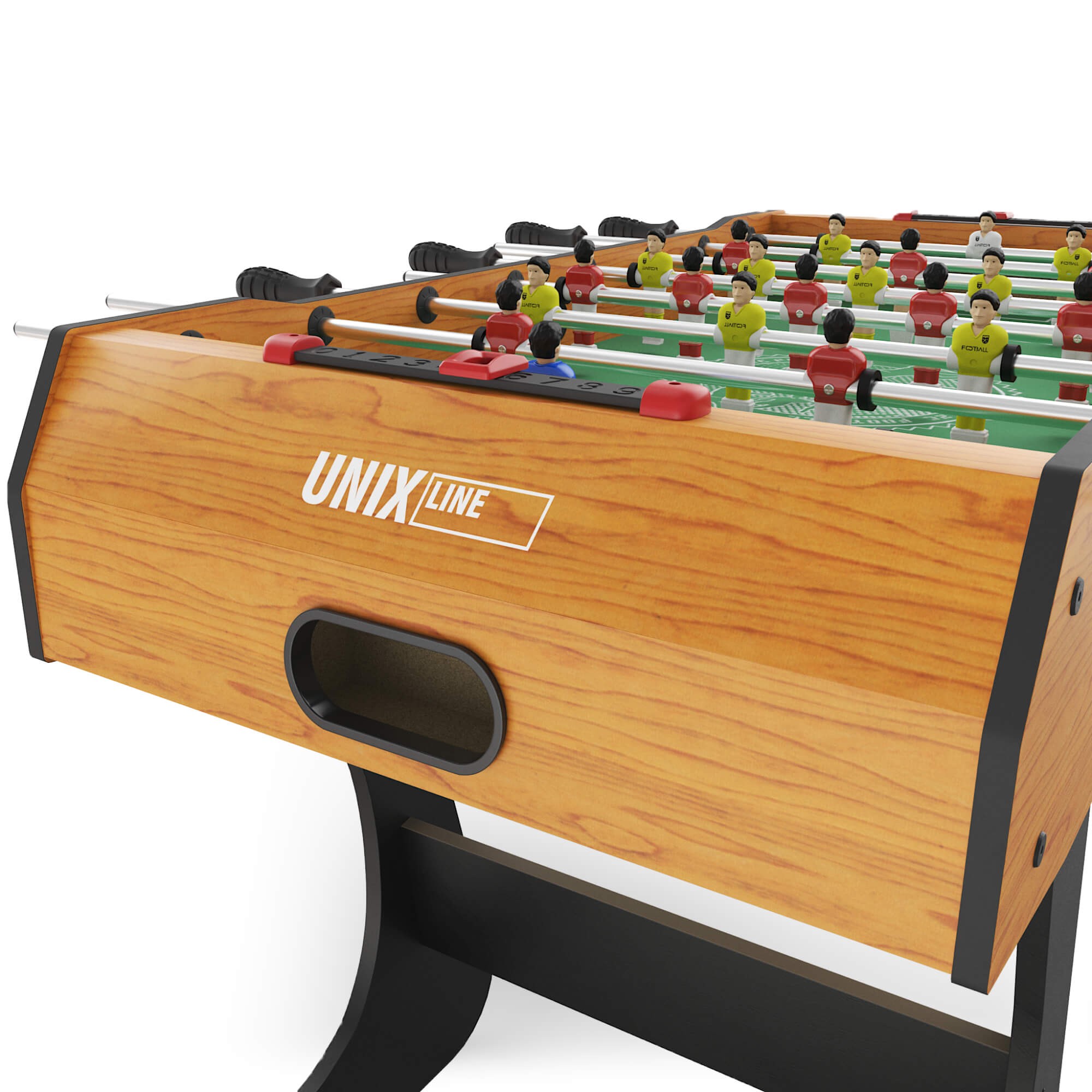 Игровой стол складной Unix Line Футбол - Кикер (122х61 cм) GTSFU122X61WD Wood