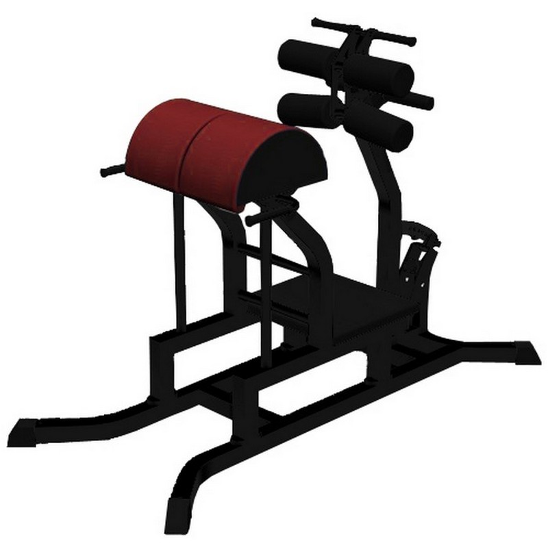Горизонтальное разгибание спины с зажимами для ног MB Barbell МВ 2.31