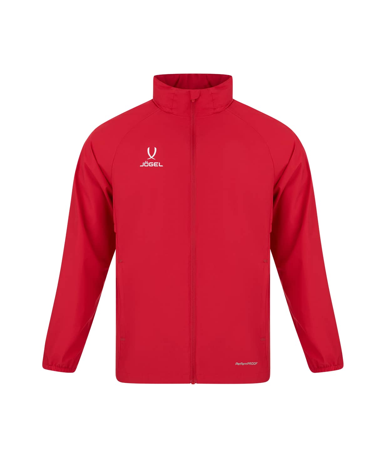 Куртка ветрозащитная Jogel PREMIER PerFormPROOF FZ Rain Jacket, красный