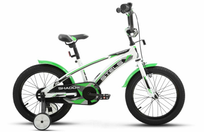 Велосипед 16" Stels Shadow VC Z010 LU098825 Белый\Зеленый 2024