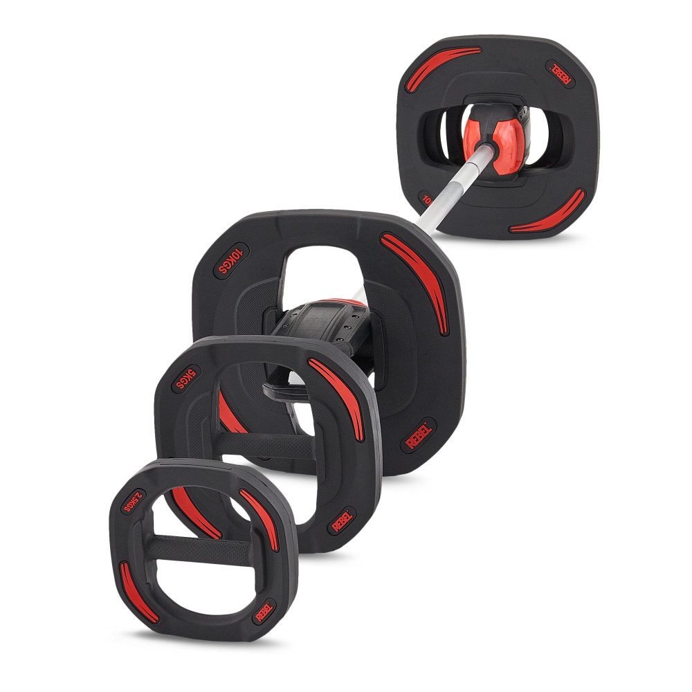 Диски 10 кг для памп-штанги для аэробики (пара) REBEL R-SMRTP R-SMRTD-10-PAIR
