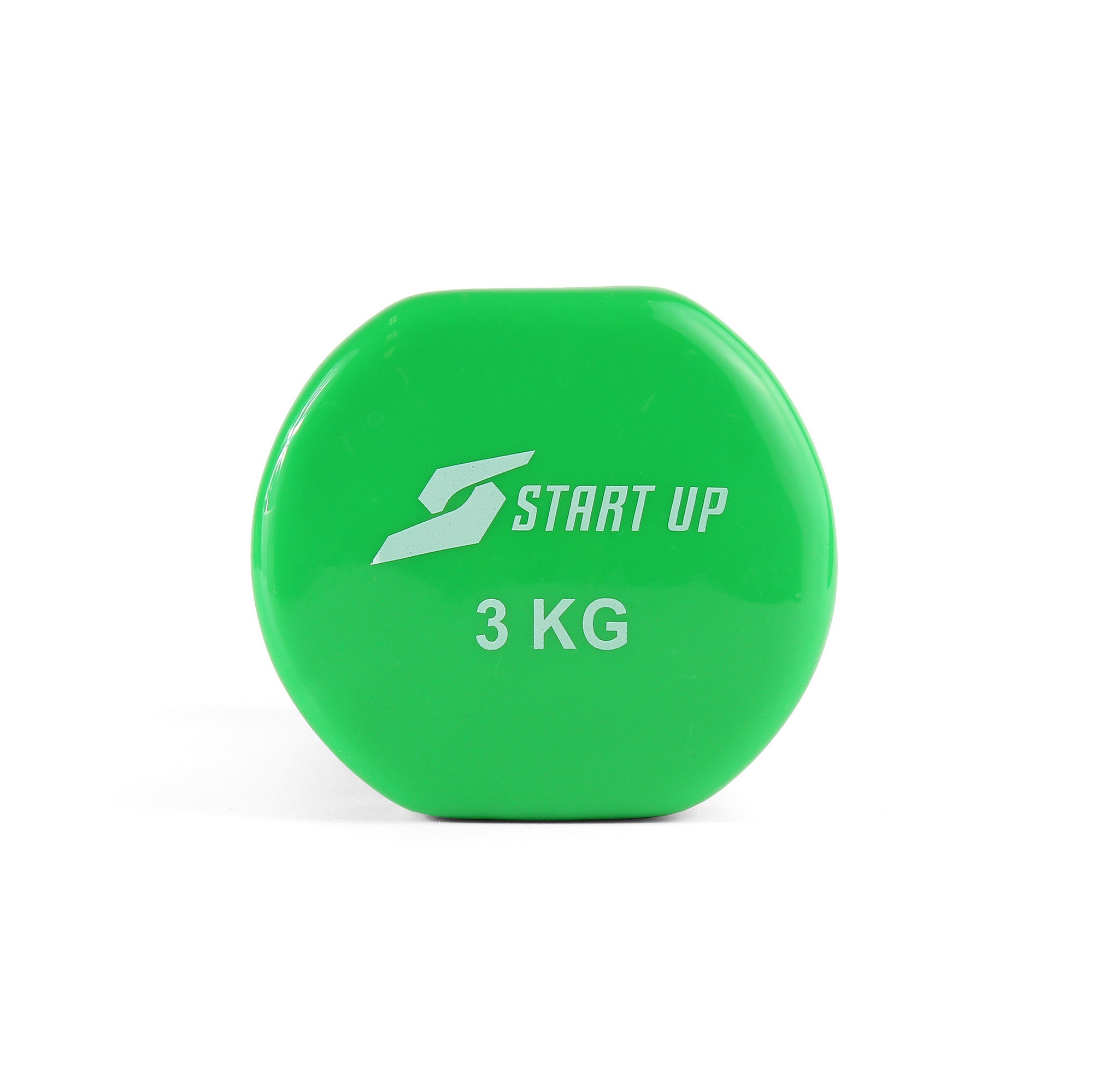 Гантель виниловая 3 кг Start Up HD1200 зеленый