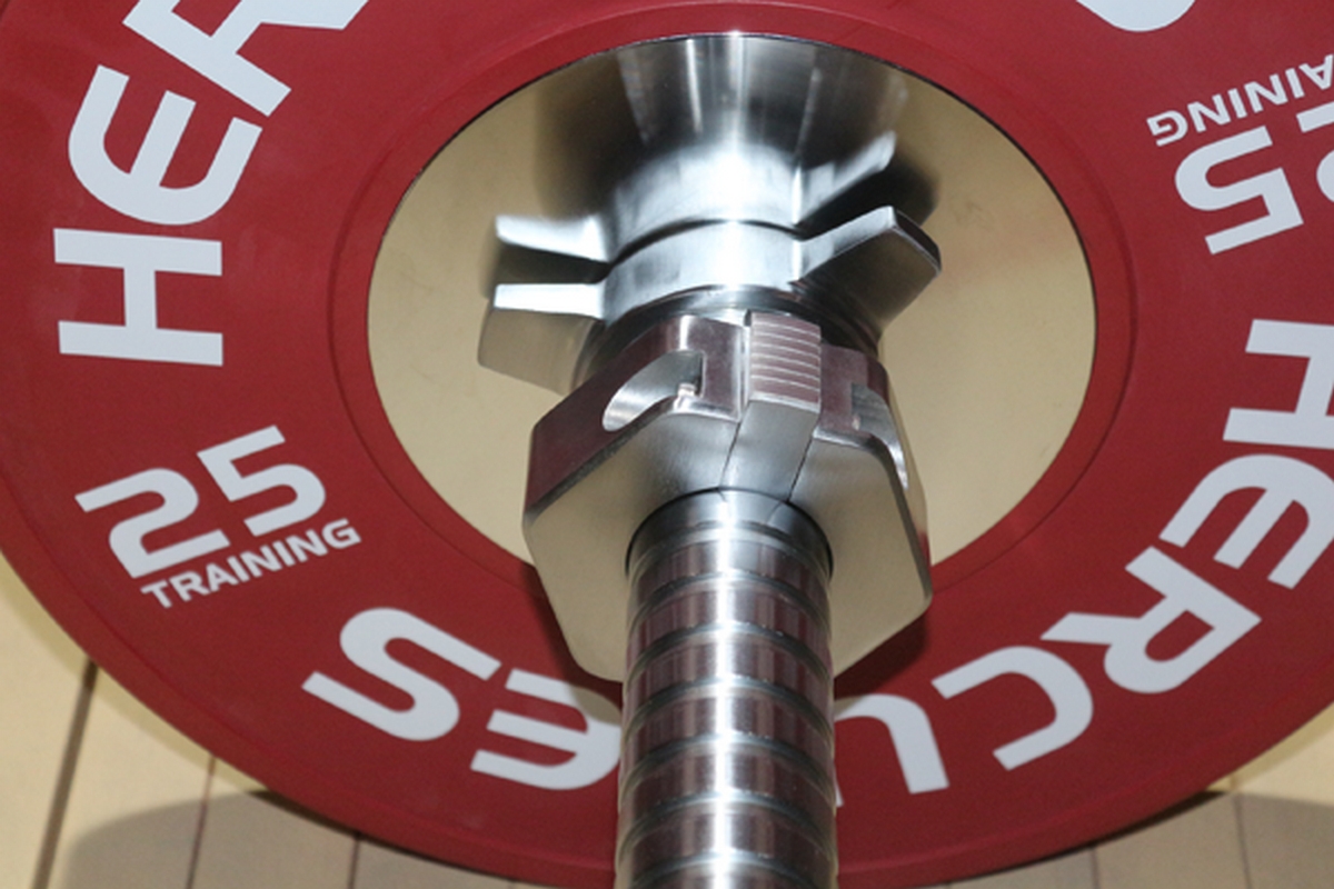 Замки SPRING LOCK, на грифы тренировочные, (2 замка х 2,5 кг) DHS Нercules HRG