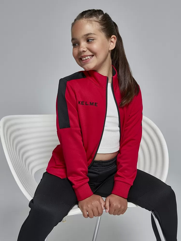 Детский спортивный костюм Kelme Tracksuit 3773200-611 Red\Black