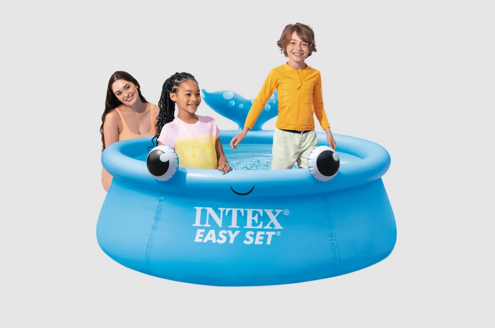 Бассейн 183х51см, 880л Intex Easy Set, Веселый кит 26102