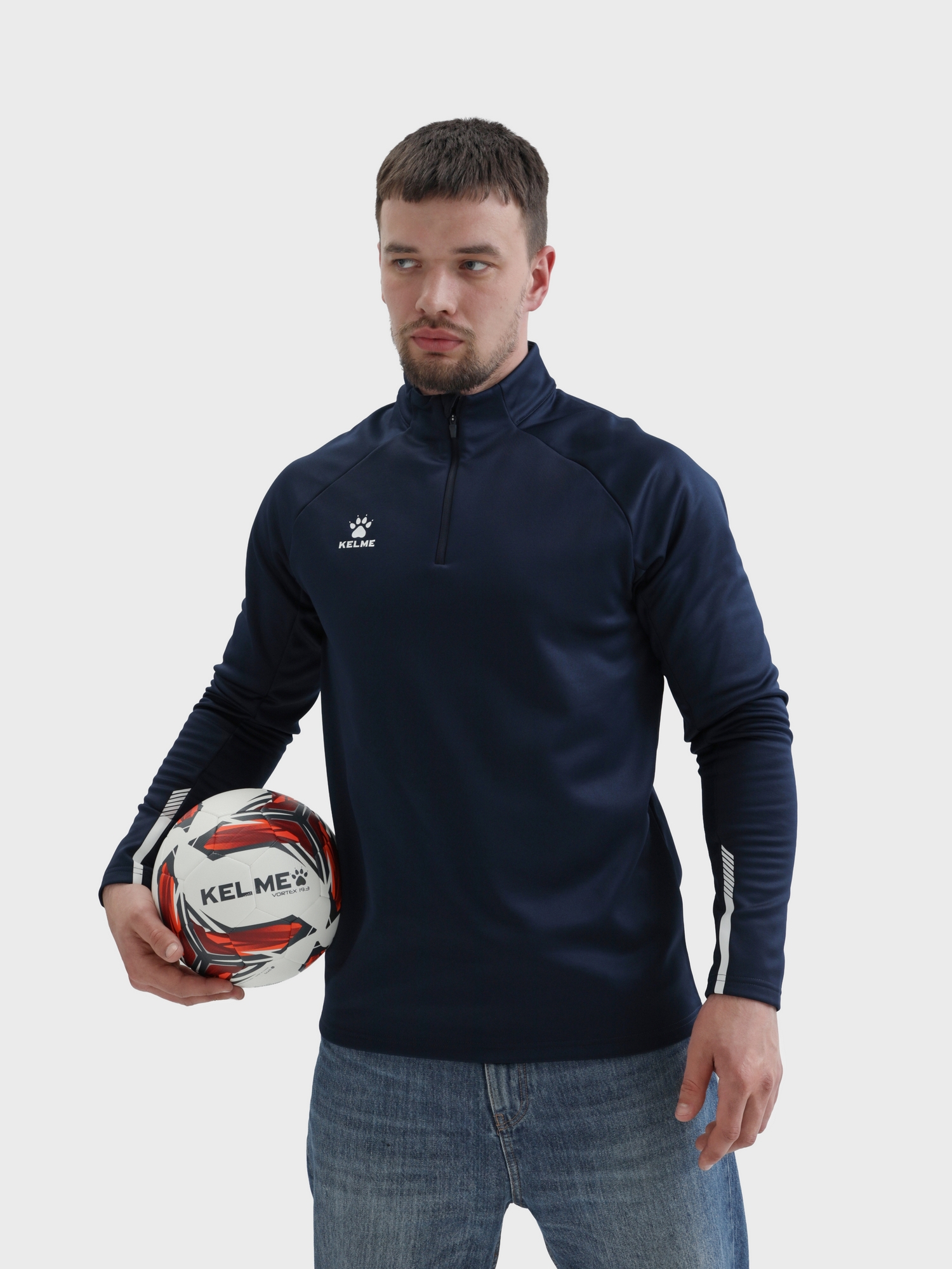 Олимпийка Kelme Pullover (fleece) 7461TT1052-416 Dark Blue
