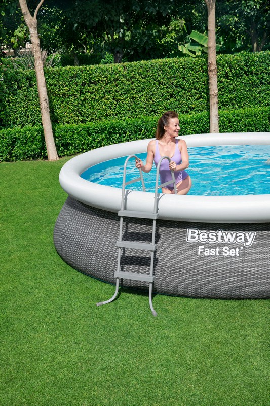Бассейн с надувным бортом Bestway 457х107см 57372
