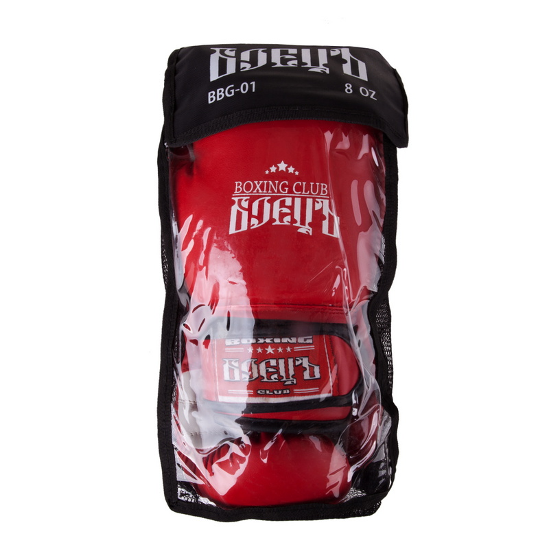 Боксерские перчатки Боецъ BBG-01 Красные 4 oz