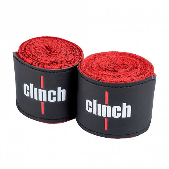 Бинты эластичные Clinch Boxing Crepe Bandage Tech Fix красные C140 длина 3.5 м