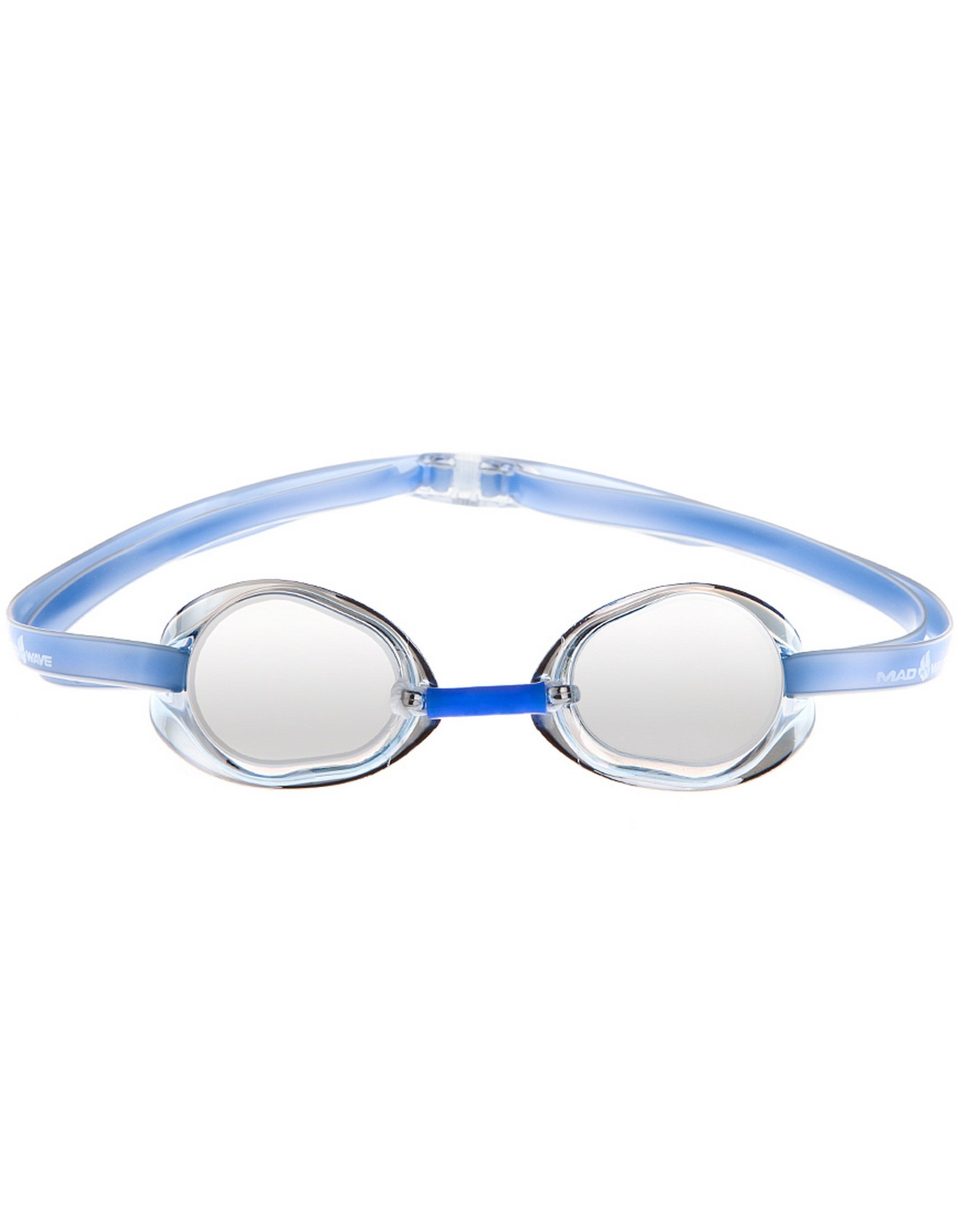 Стартовые очки Mad Wave Racer SW Mirror M0455 02 0 03W голубой