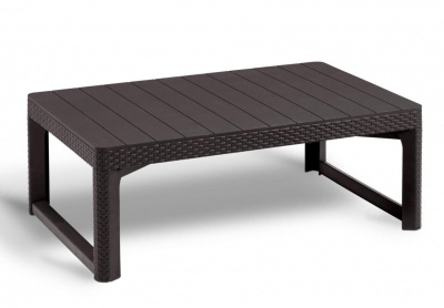 Раскладной стол, коричневый Лион Lyon rattan table