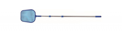 Сачок с плоской сеткой Poolmagic 3X35" telescopic pole (silver pole) LS21BU