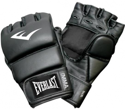 Перчатки тренировочные Everlast Grappling SM-LXL черный 7772SMU