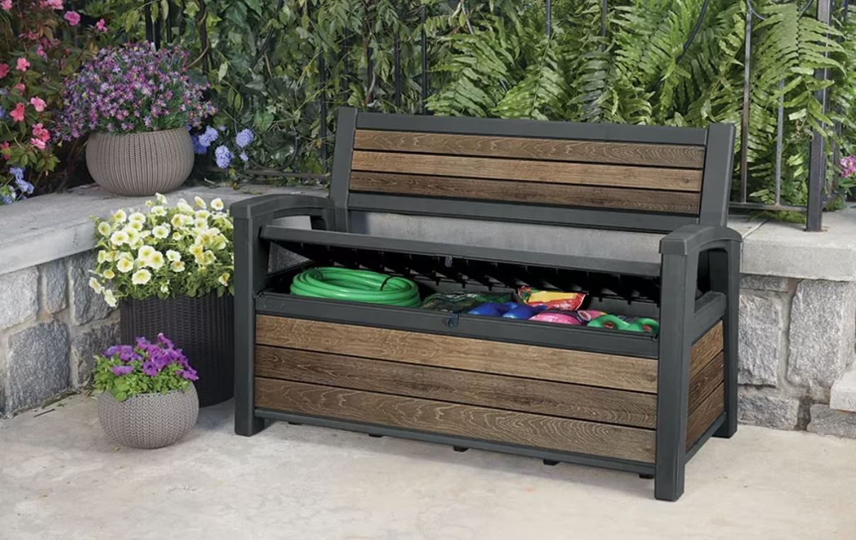 Скамья ДЕКО орех (Deco Garden Bench) 227 л.