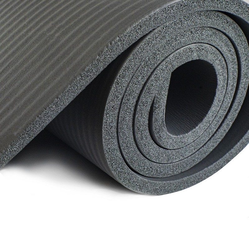 Коврик для йоги 181х61x1см Torres Soft YL10110 серый