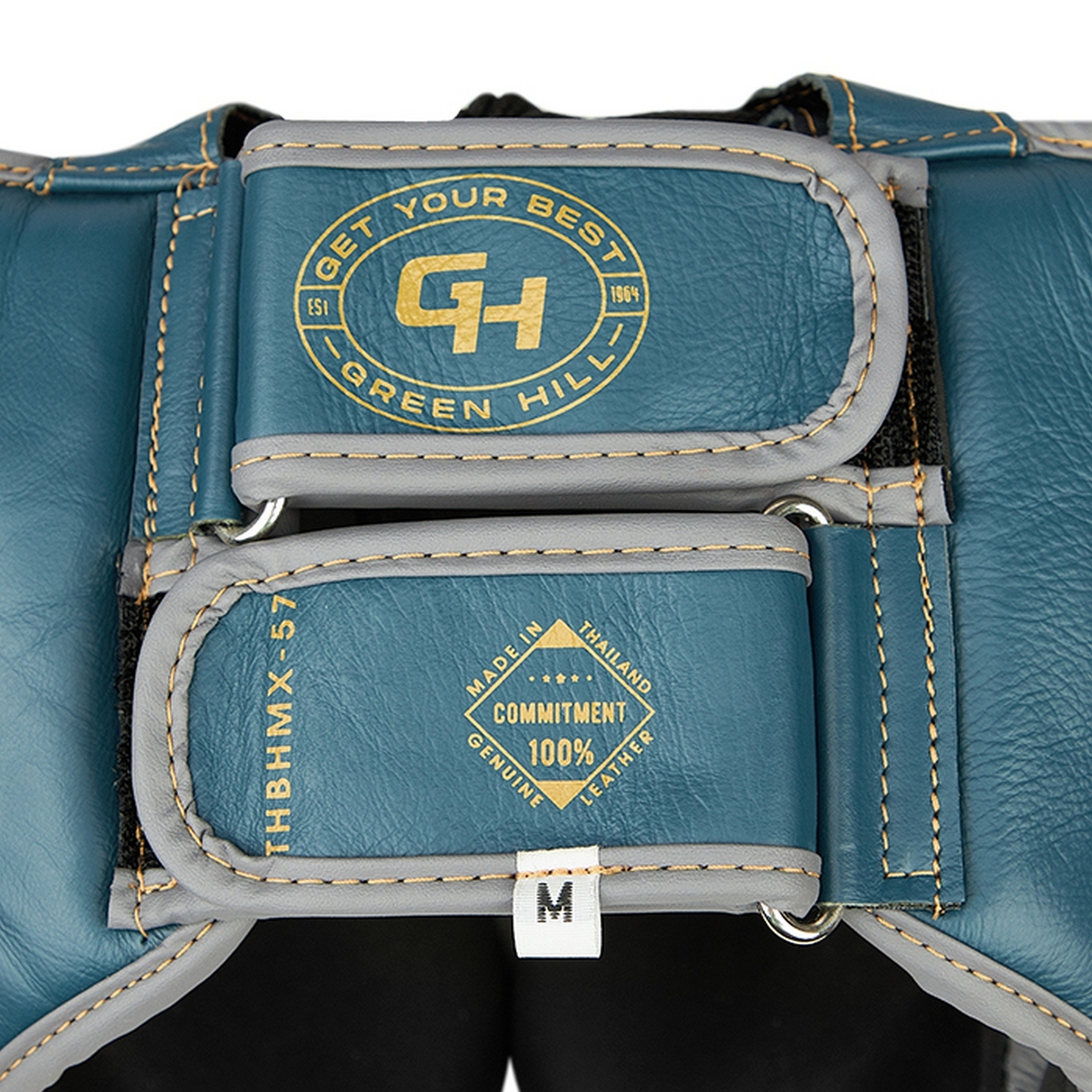 Боксерский шлем Green Hill AZTEC THBHMX-57 синий\серый