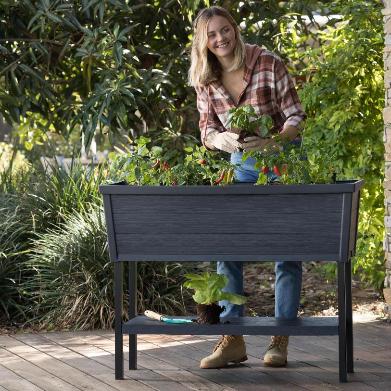 Грядка готовая, цвет графит ALFRESCO GARDEN BED