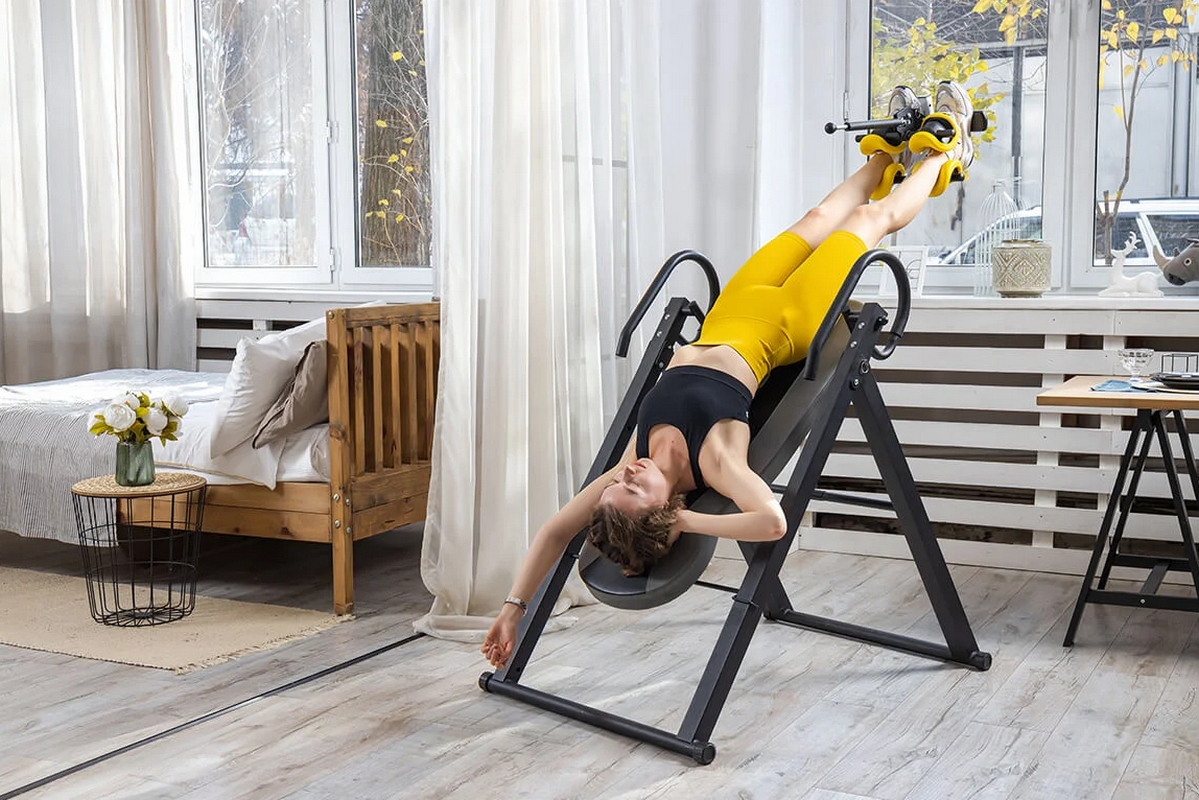 Инверсионный стол GENAU Fitspine EA-350 DARK BLACK