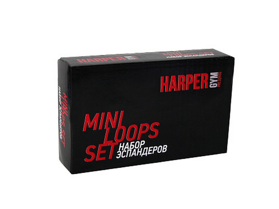Набор замкнутых эспандеров (4 шт) нагрузка 2,5\4,5\6,5\9 кг Harper Gym Pro Series NT18006