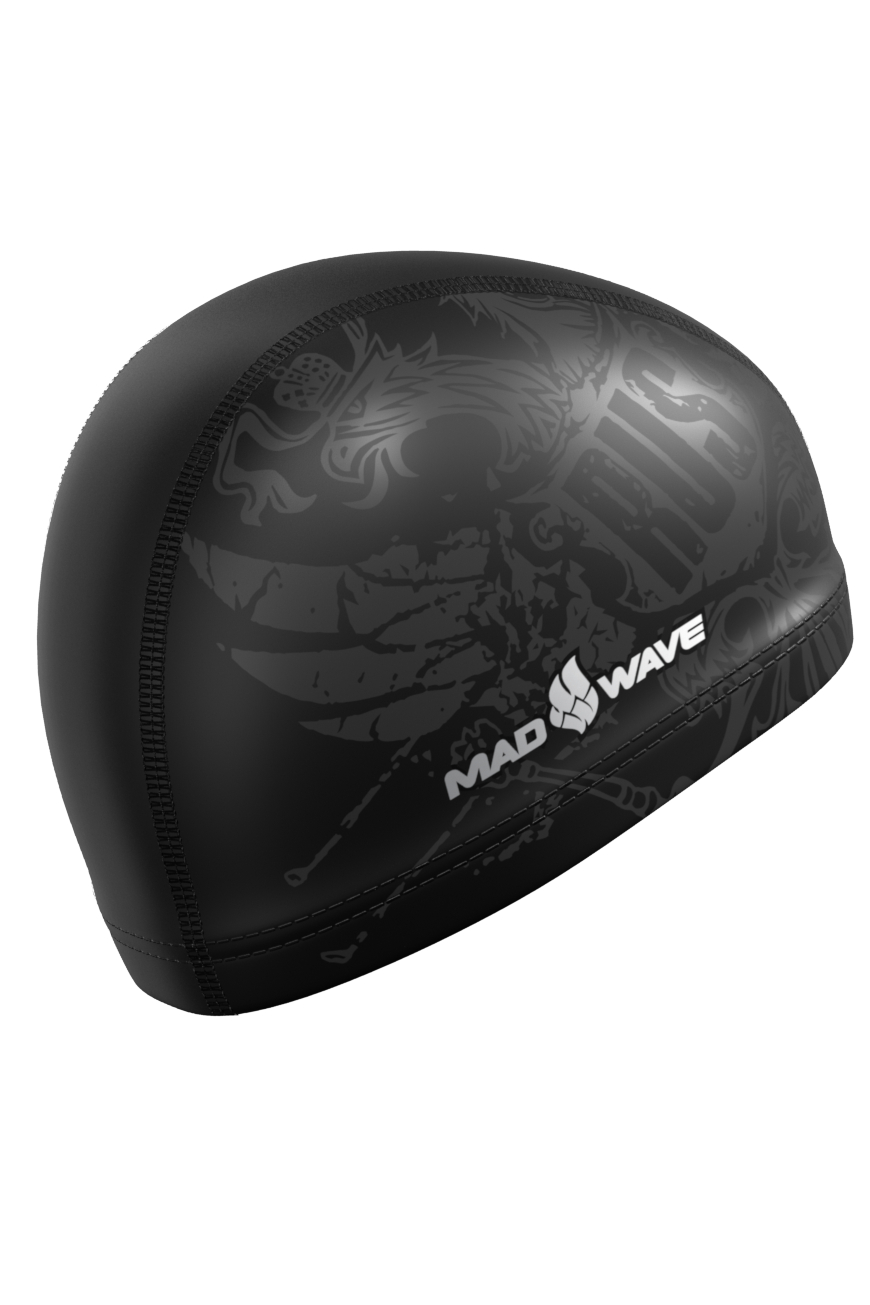 ПУ шапочка Mad Wave Black Rus M0585 04 0 00W