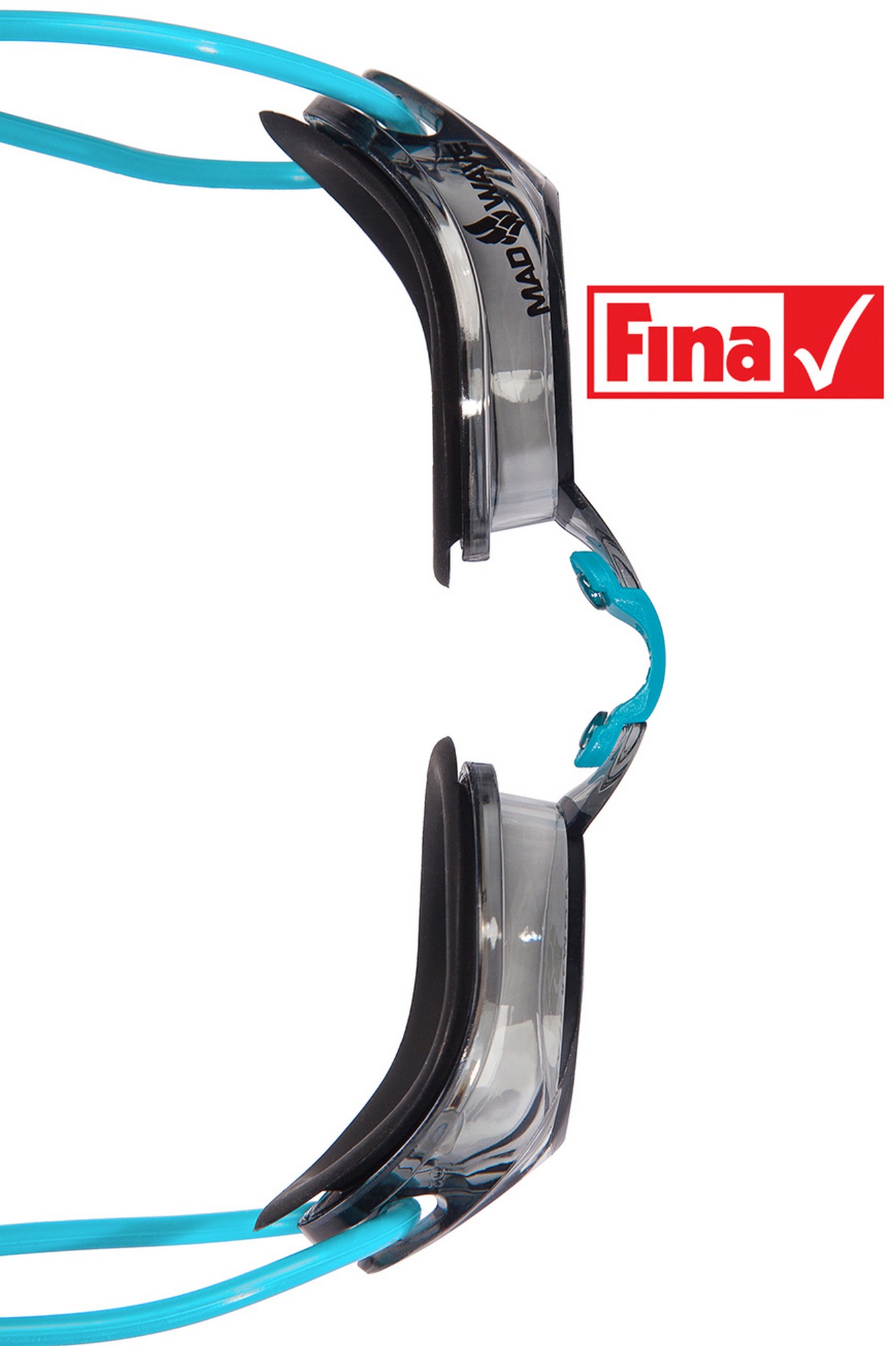 Стартовые очки Mad Wave Streamline M0457 01 0 17W серый