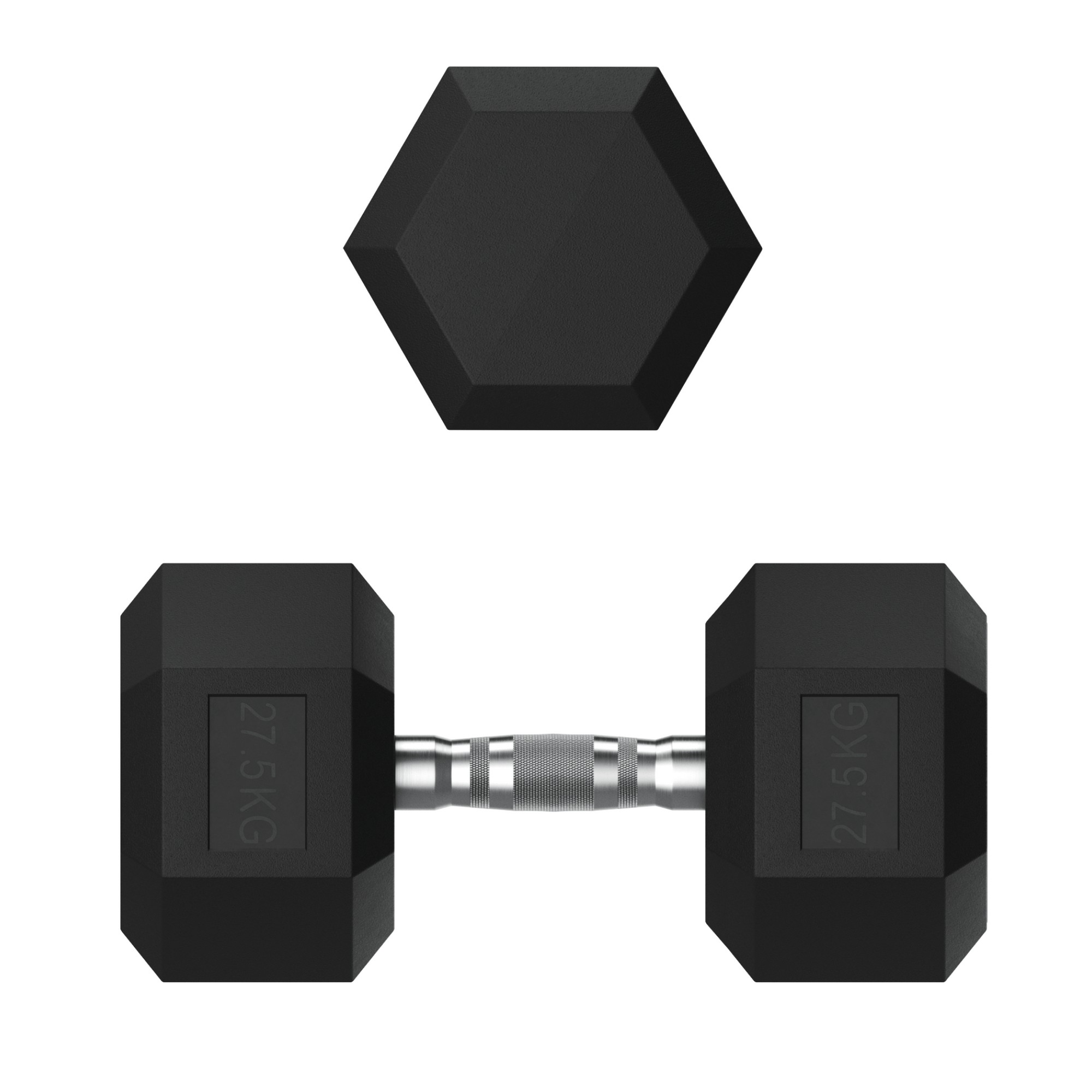 Гантель гексагональная обрезиненная 30 кг UnixFit DBHEX30