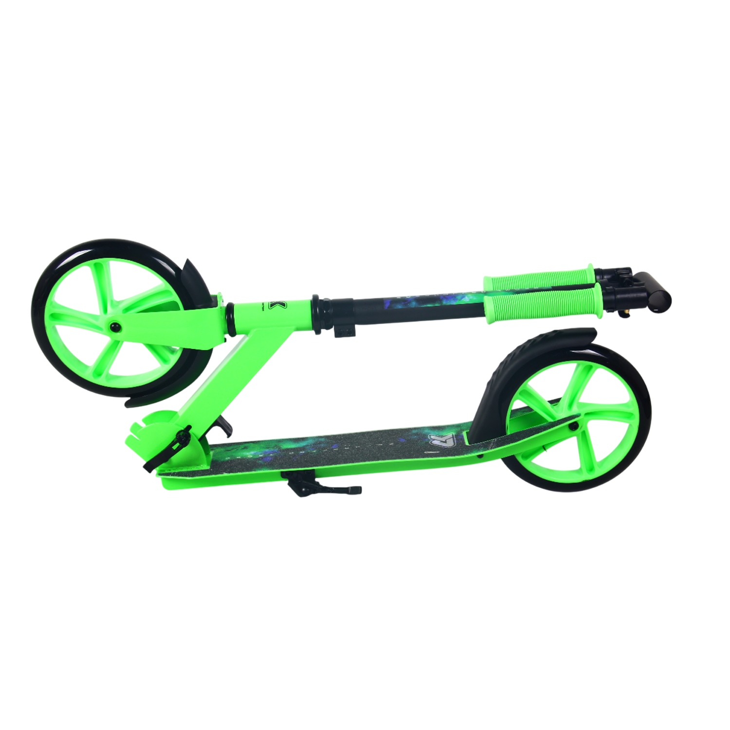 Самокат 200мм Sport Collection CK-SA200-1 green (фонарь и наклейка в подарок)