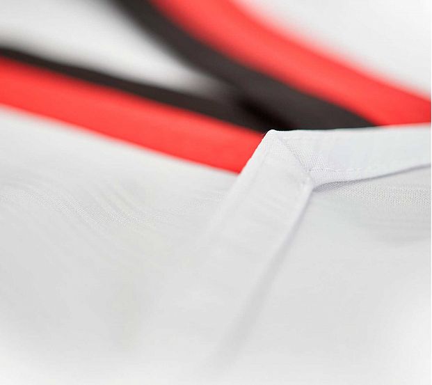 Добок для тхэквондо Adidas WT Adi-Start adiTS01 белый с красно-черным воротником