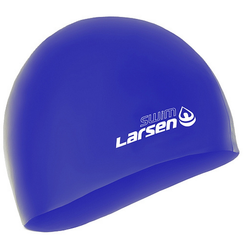 Шапочки для плавания Larsen SC синий