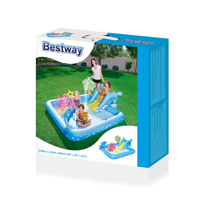 Игровой центр-бассейн с игрушками 239х206х86см Bestway 53052