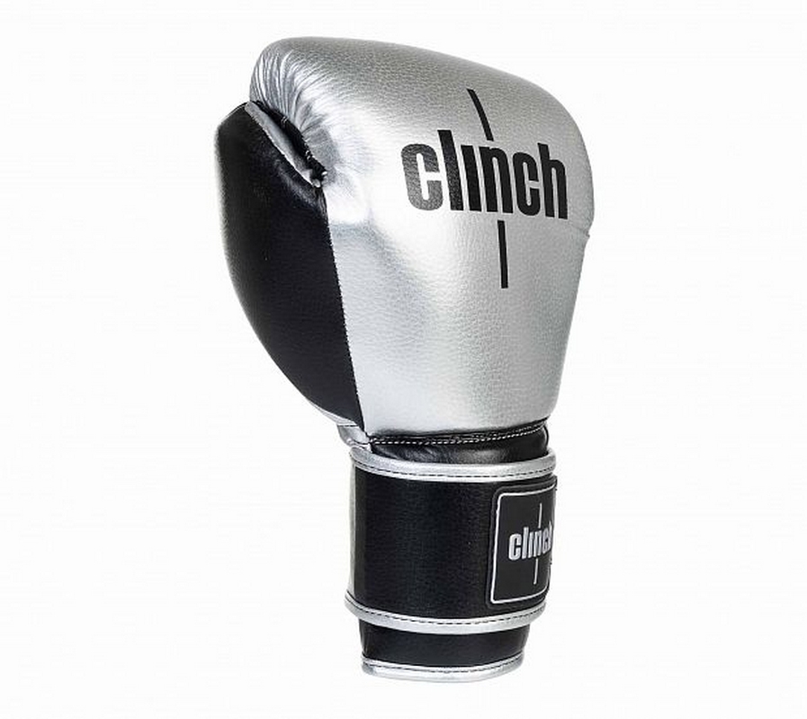 Перчатки боксерские Clinch Punch 2.0 C141 серебристо-черный