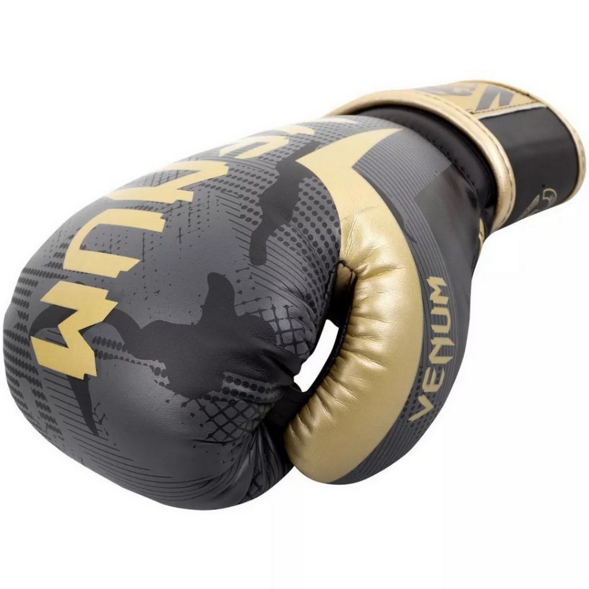 Перчатки Venum Elite 1392-535-12oz камуфляж\золотой